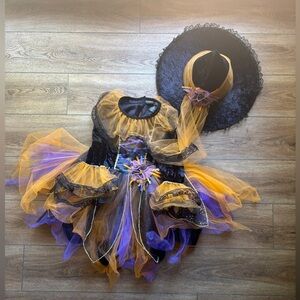 Girls 7/8 Witches Halloween Costume w/ Hat